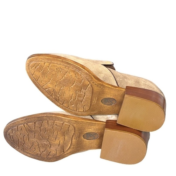 Sofft Shoes Women’s Velina Grey Leather Suede Heeled Loafers Size-8.5 NWOT - Picture 5 of 5